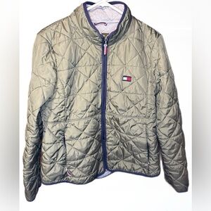 Women’s size Green Large Tommy Hilfiger Puffer Coat